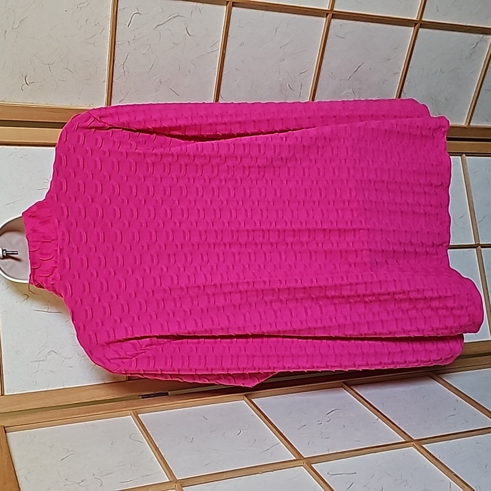Women Pink Kim Rogers Cardigan Sweater Jacket Size Large - Picture 3 of 4